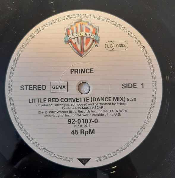 Little Red Corvette (Dance Mix)